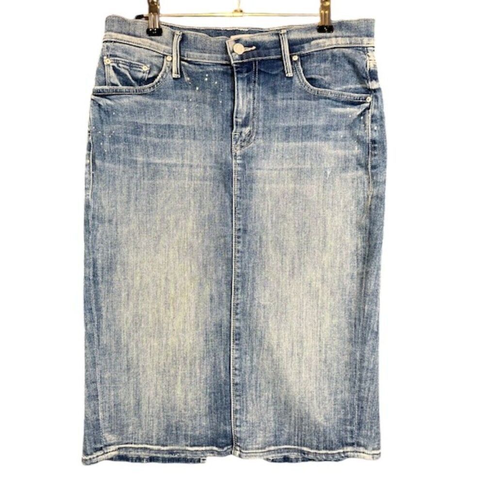 Classic Blue Denim Skirt